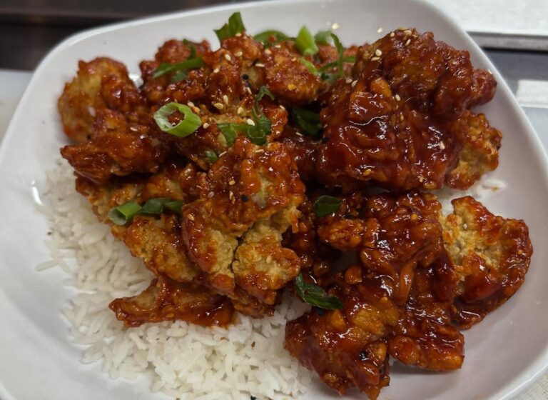 Korean-Fried-Oyster-Mushrooms-tossed-in-Honey-Gochujang-sauce-Brewery-and-the-Beast-Deep-Creek-Lake