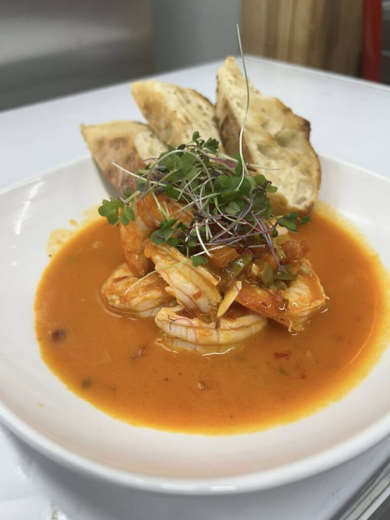 Spanish-inspired-Shrimp-appetizer-Brewery-and-the-Beast-Deep-Creek-Lake